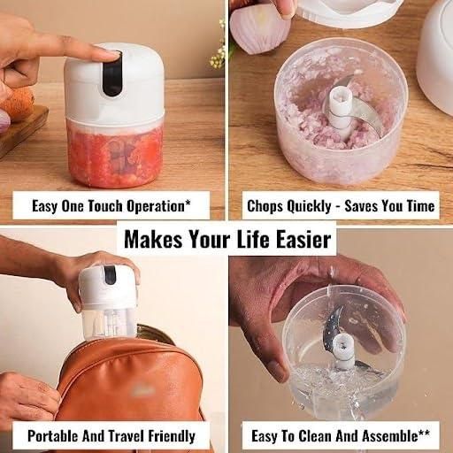 Mini Electric Portable Food Processor