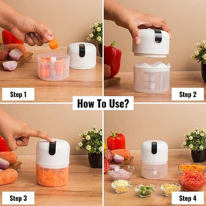 Mini Electric Portable Food Processor