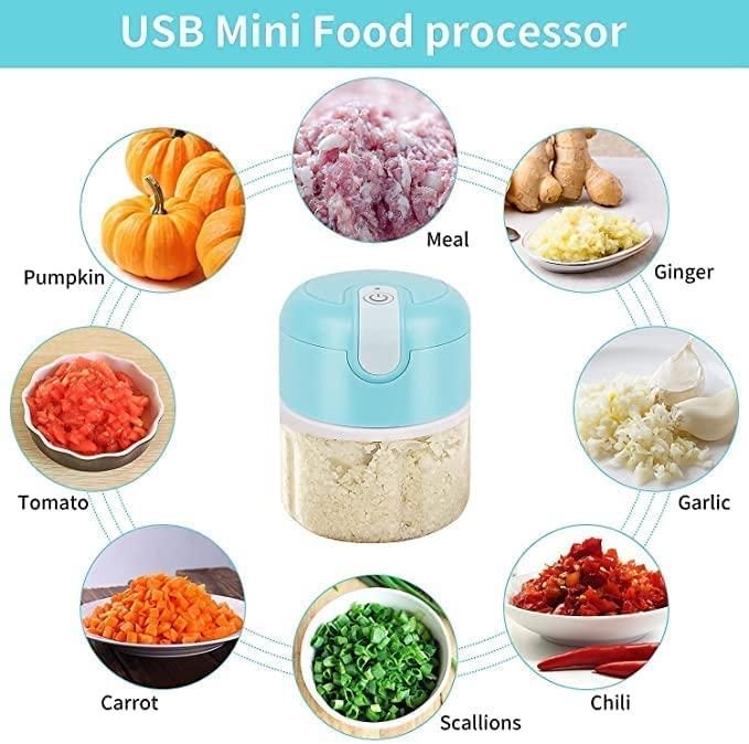 Mini Electric Portable Food Processor